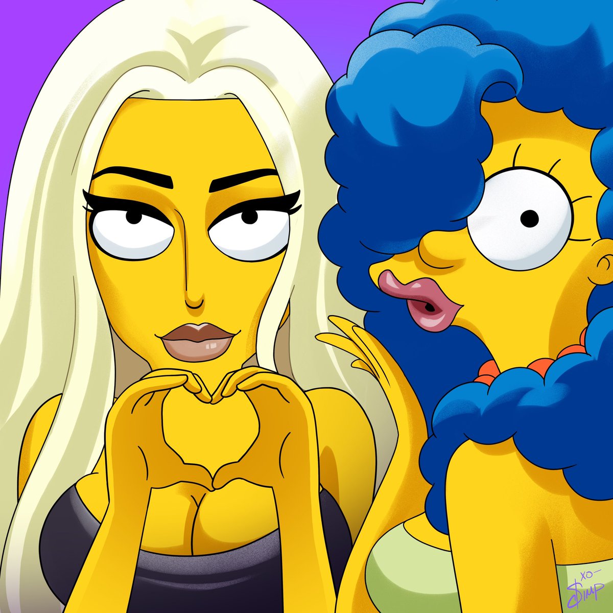 Every day is Mother’s Day with Marge and Iggy 💙💛 $simp for your $mother