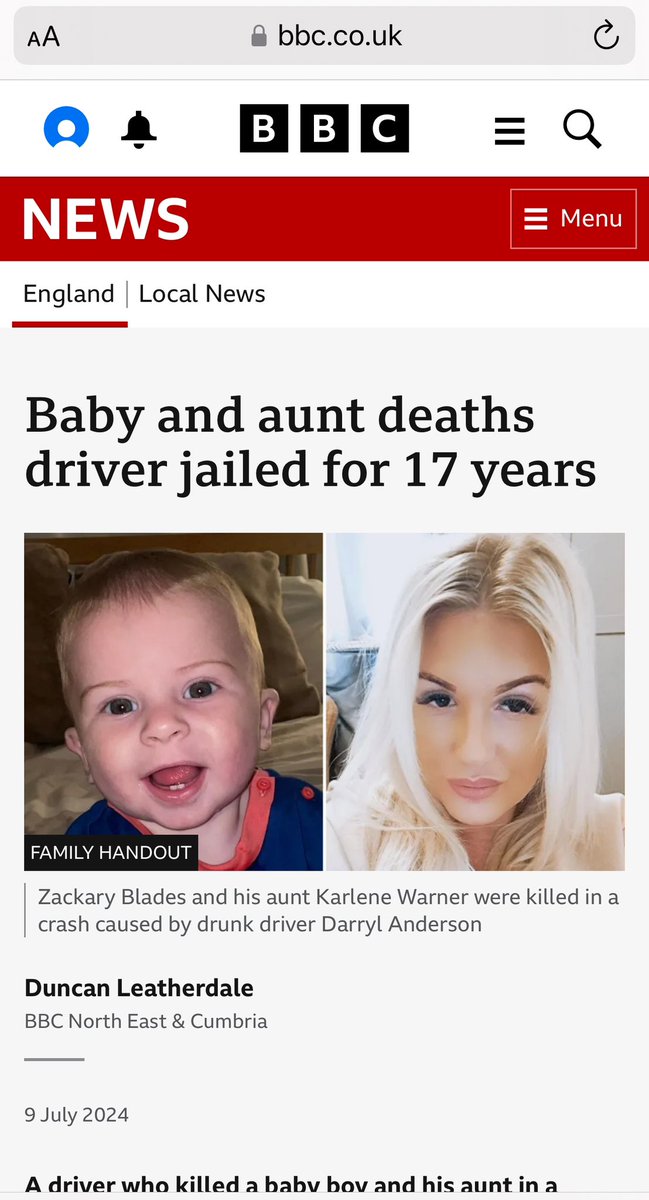 greenstripshow's tweet image. At last a sentence that reflects the crime 
17 years is less than murder but people need to know that cars are a lethal weapon in the wrong hands 
Alcohol is a killer 
Speed is a killer 
Using mobile phone to take selfies whilst driving at 140 mph is a deadly killer 
#thinkAMY