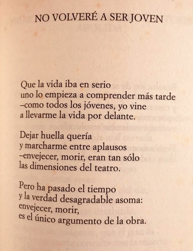 No volveré a ser joven…
Jaime Gil de Biedma
#cementeriodelibros