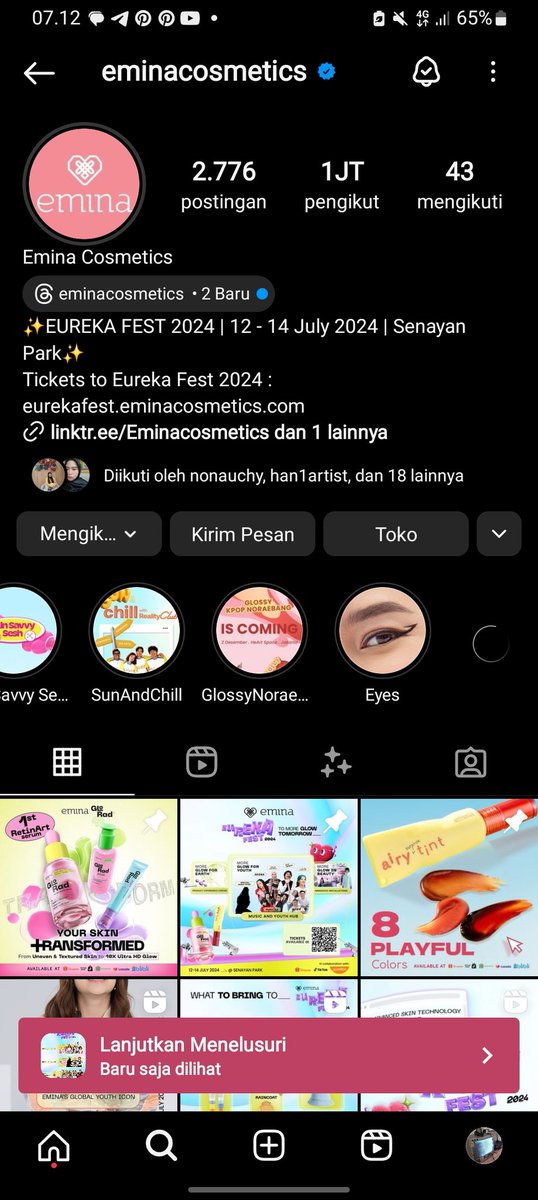 httpjenoz's tweet photo. @eminacosmetics Pliiiis mau banget cobain Airy suprise Tint shade Yada yada nyaaaaa 🥹 wish me luck! 💪✨️🫶

#EurekaFest2024
#EminaEurekaFest
#ToMoreGlowTomorrow 
#EminAuthentic https://t.co/O9VcV6g5w8