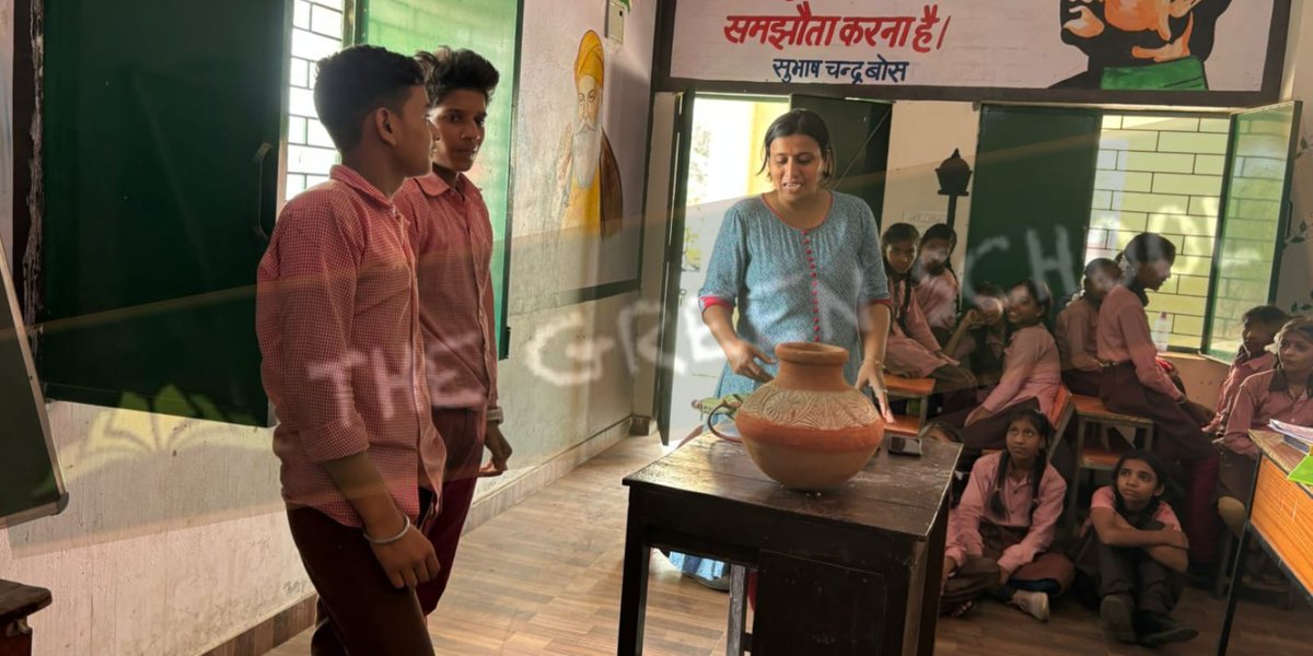 GreenSchoolTT's tweet photo. We're excited to introduce our new early schools to The Green School! This year we kicked off our journey at our new location in Sahibabad with the Composite School, Karkar focused on the themes - Waste and Biodiversity. 
Stay tuned for more workshops!
@TataSteelLtd
@teriin https://t.co/VMBNblXOXM