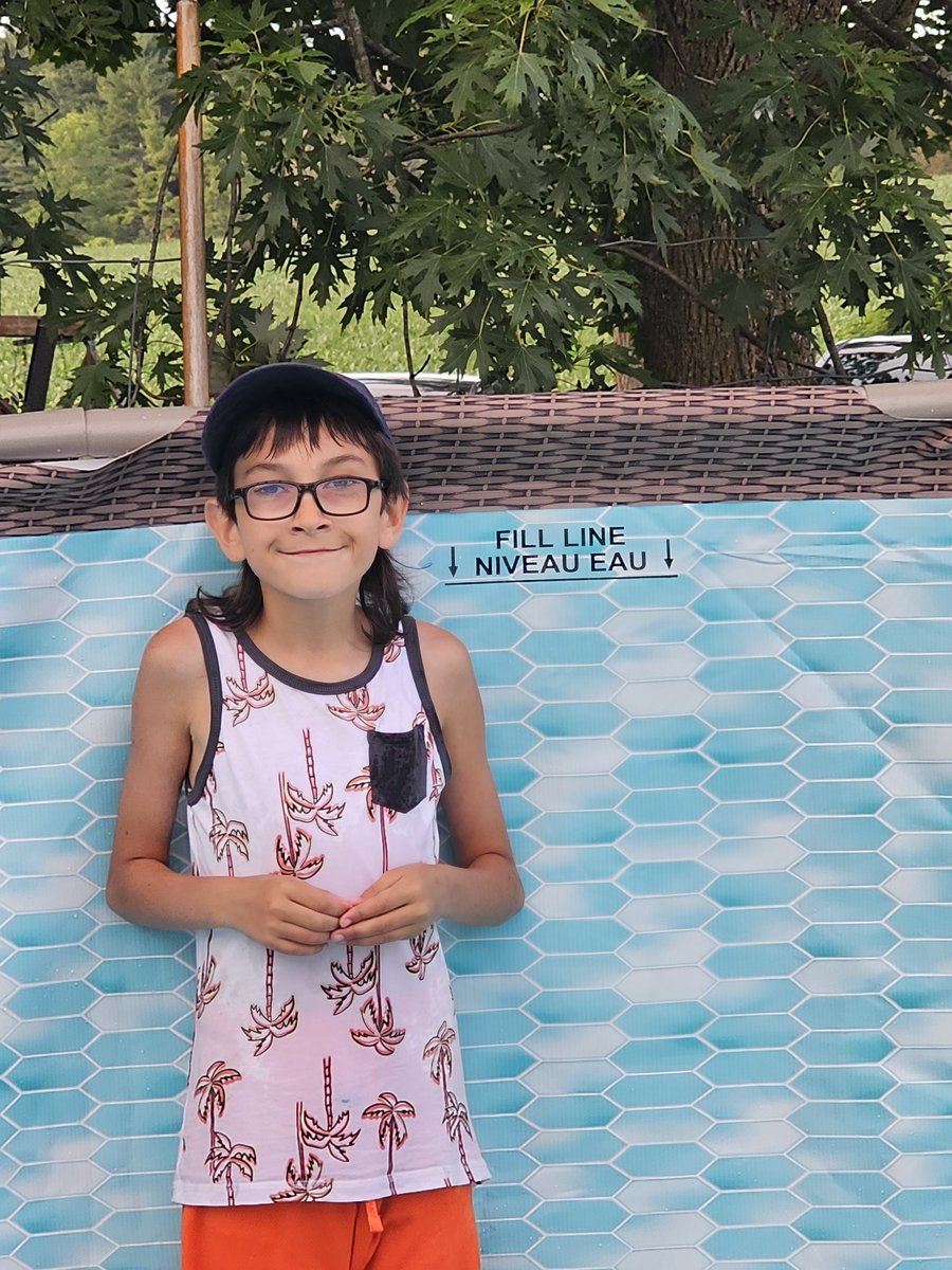 perduproject's tweet photo. Getting our families pool set up on this super hot day 😁 @wilkjef. It's a deeper pool this year, and it looks like our son Keenan better put those swimming lessons to use and keep his chin up 🤣 https://t.co/Fs1eDwtGjl
