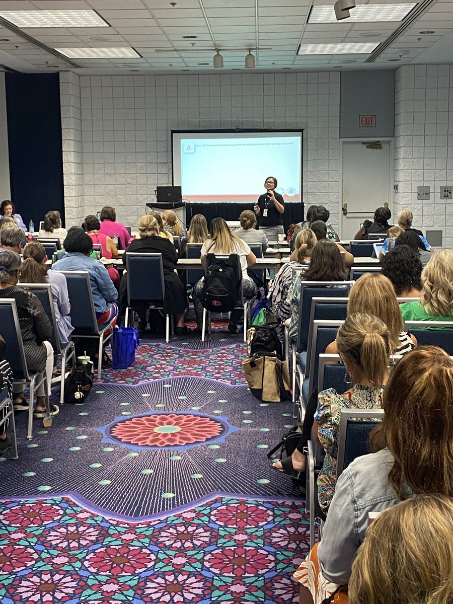 ctate02's tweet photo. ARI’s Misty Wilson rocked the house at #mega24! Data has a face. Data has a future. Leave no points behind. Let’s go @Alabama_Reading! @AlabamaAchieves @ALSDEOSL @mwilsonliteracy https://t.co/WB8zauvWGE