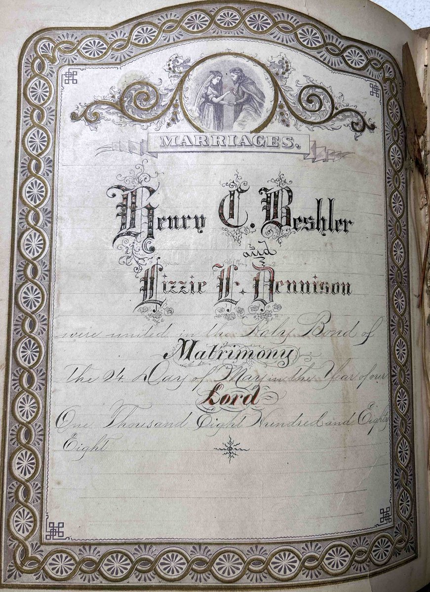 biblerescue's tweet photo. Writing used to be a beautiful art form. Need proof? Look at these photos from the Beshler family Bible (BR#1158). Do we have your family Bible? Visit https://t.co/WAPXWzQmET 
#BibleRescue https://t.co/pUn58VrV2H