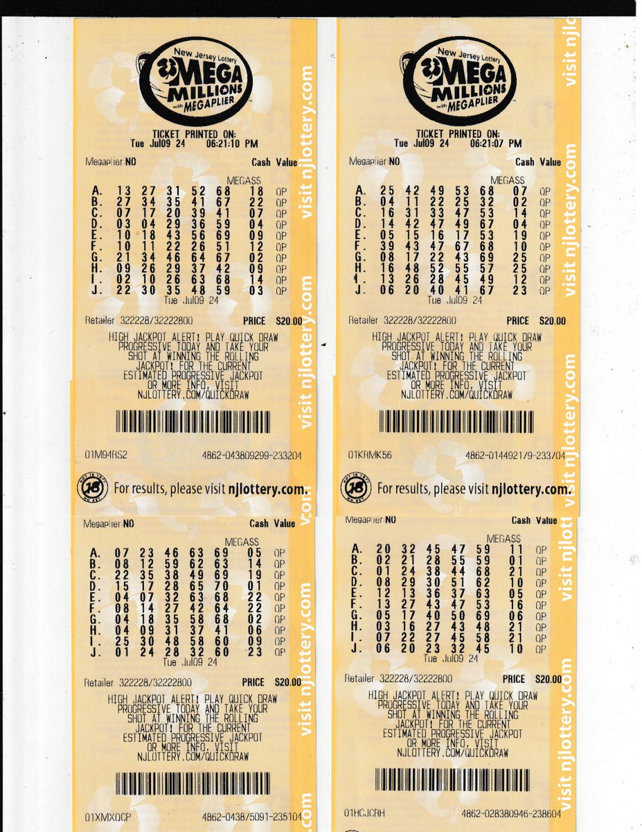 LootyPool's tweet photo. 53 Members In The MegaMillion Pool Tonight! $181 Million Dollars!
Remember The More People That Join The Lottery Pool The More Lottery Tickets We All Have To Share! So Tell A Friend About Looty Pool
Let's Win The Lottery Together!
Here Are Some Of Our MegaMillion Tickets.
Good Luck All!
#megamillion #powerball #lottery #jackpot #money