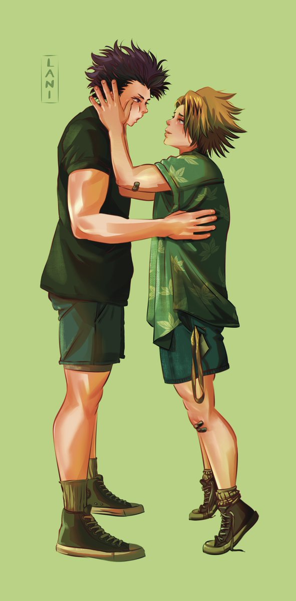 lanirawhoney's tweet photo. #BNHA 
Sweet sweet ShinKami fluff 

A fundraiser🪽🍉 commission for @bee_saucee 
Thanks again for your generosity! https://t.co/fgzR8rltGu