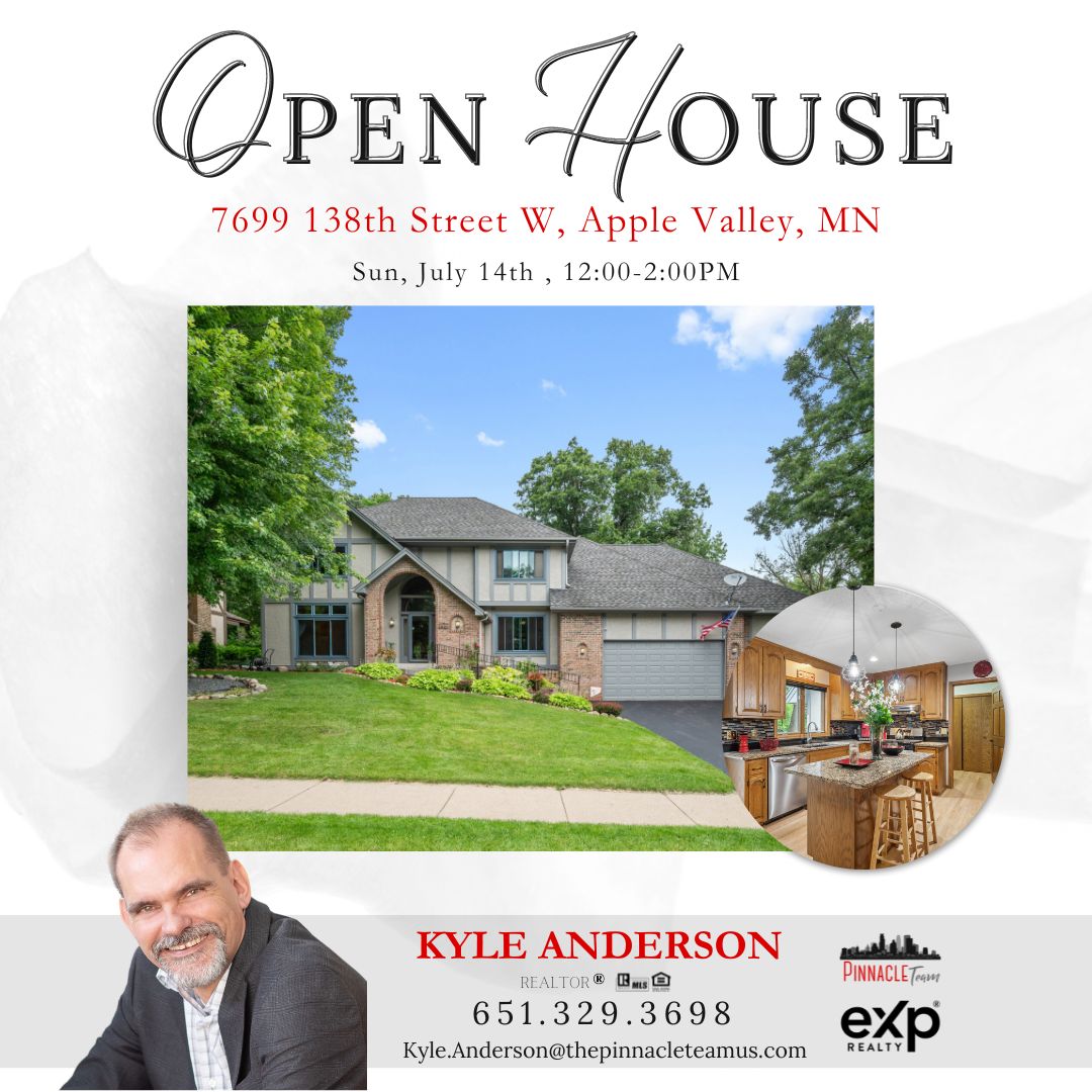 PinnacleTeamUS's tweet photo. We will be hosting an Open House event this coming Sunday! This is a wonderful opportunity for you to explore our beautiful property and get a taste of the amazing amenities we have to offer. #OpenHouseMN #PinnacleTeam #EXPRealty #ForSaleMN #AppleValleyMN #KyleAnderson https://t.co/pp1DFbscVR