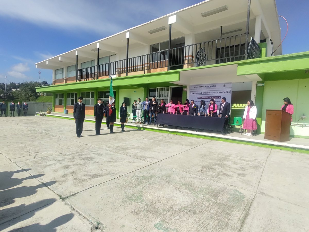 epo191's tweet photo. La EPO191 realiza la ceremonia de Clausura del Ciclo Escolar 2023-2024.
Gracias por el trabajo realizado a Docentes, Estudiantes, Padres de Familia, Directivos y personal administrativo y manual.
@SeducEdoMex 
@DGEMSedomex 
@dbg_epoem 
@ZBg025 https://t.co/xOCTF9RNAU