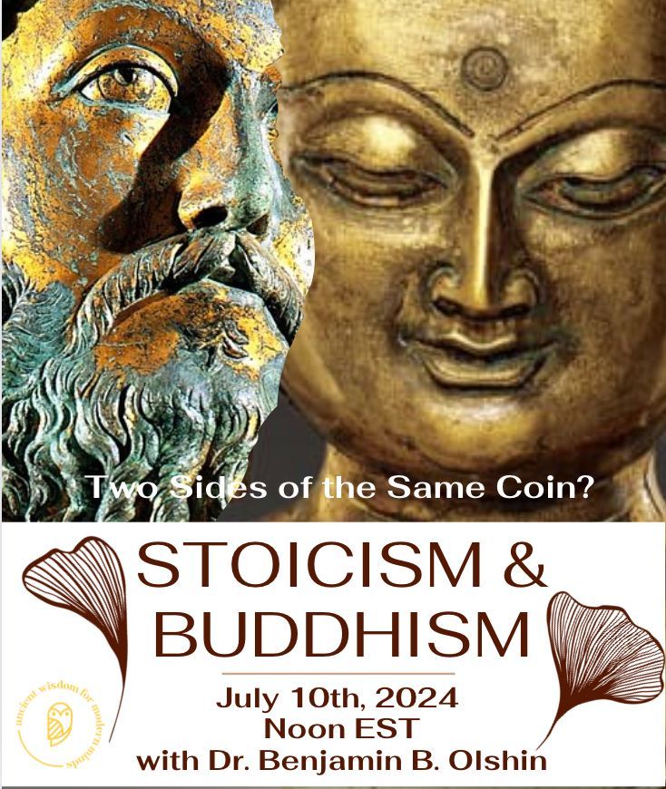 How do Stoicism and Buddhism address the issue of suffering? Which philosophy got it right? Join our discussion - taking place tomorrow at NOON EST - to discuss how these two ways of looking are very similar and why: buff.ly/3zxCq89