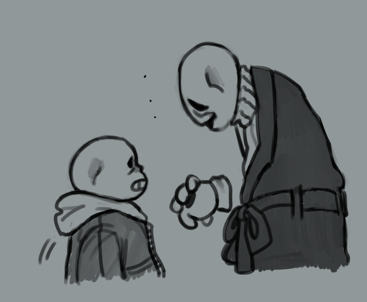 rdps01's tweet image. sans and gaster #undertale