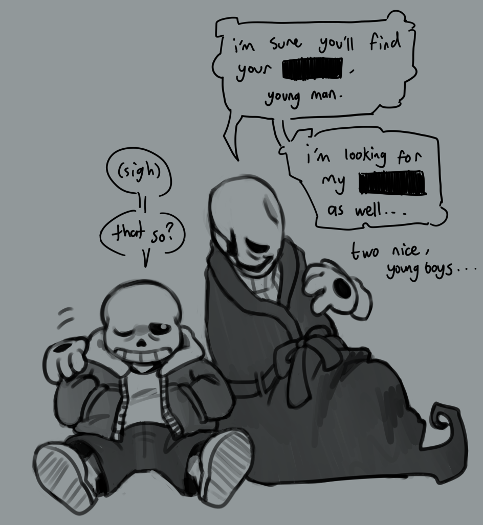 rdps01's tweet image. sans and gaster #undertale