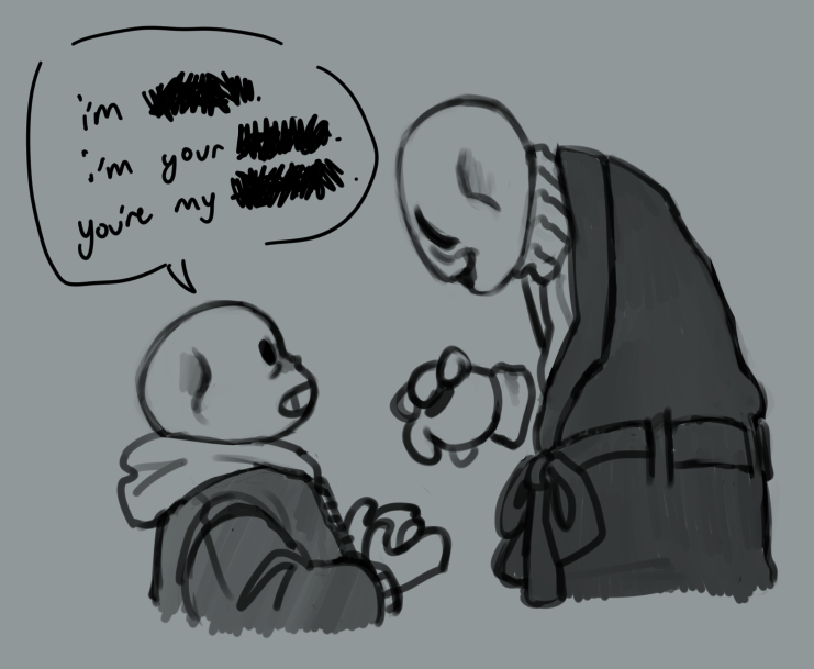 rdps01's tweet image. sans and gaster #undertale