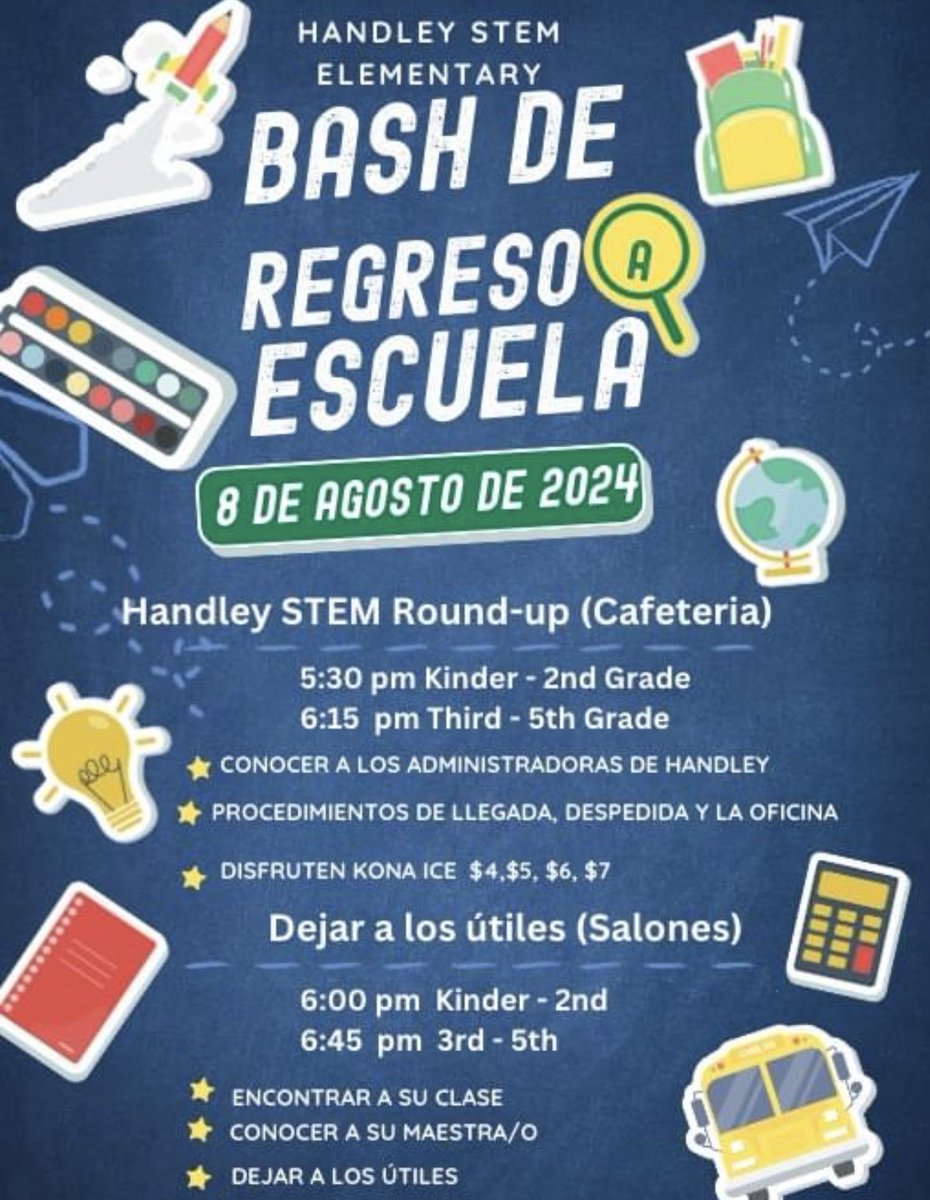 We are excited for the 2024-2025 Back to School Bash! Come out to drop off school supplies, meet your Teachers and Administrators, and join PTA. Please see the schedule for your grade level below. We can't wait to see our Panthers!🐾