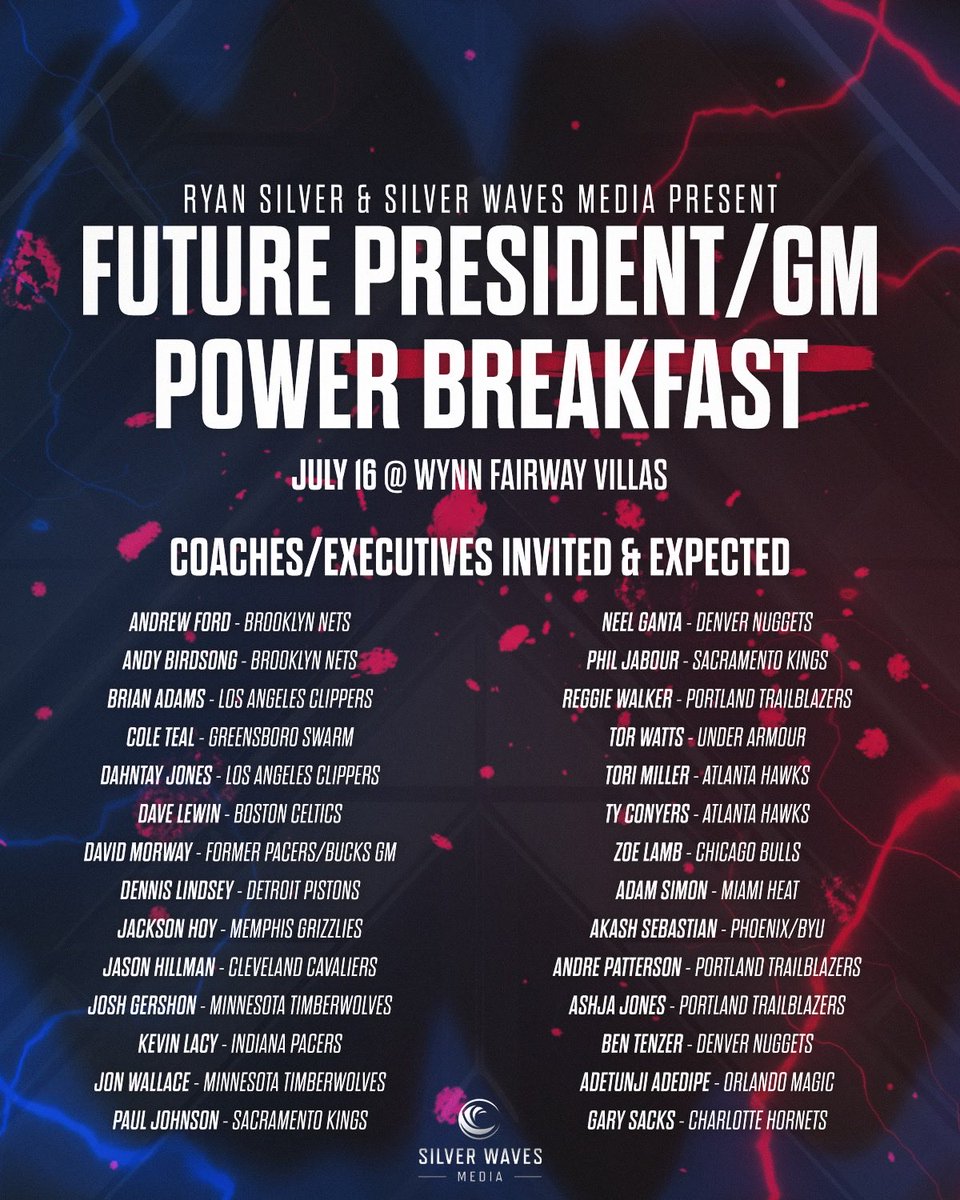 SilverWaveMedia's tweet photo. Silver Waves Media Future President/GM Power Breakfast July 16th at Wynn Las Vegas Fairway Villas invited executives. Event shaping up very nicely.  Attitude of Gratitude… https://t.co/W9vCbuLuFc