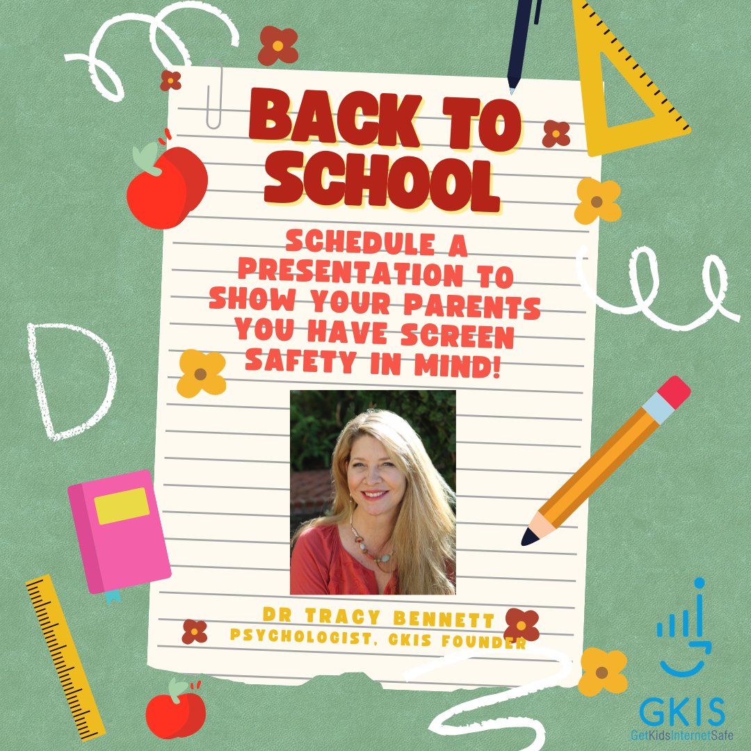 Schedule a BACK-TO-SCHOOL SCREEN SAFETY PRESENTATION 4 PARENTS AND STUDENTS!
#screensafety #backtoschool #principals #PTA #schoolpresentation #teachers #studentwellness #parentpresentation #studentpresentation #elementary #middleschool #internetsafety #internetsafetypresentation
