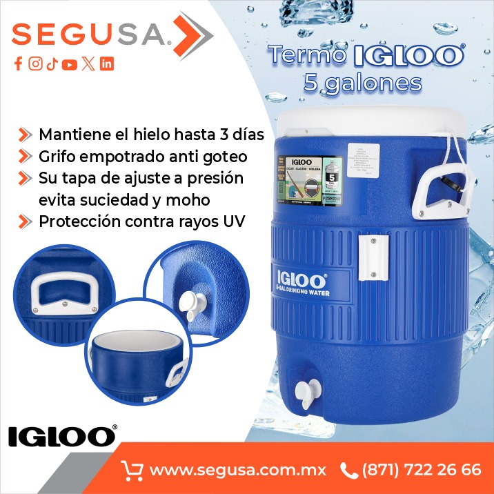 SEGUSA_'s tweet photo. Con 𝗜𝗚𝗟𝗢𝗢🧊 Estamos Listos para el Verano😎☀!
📙 Catálogo: https://t.co/4jb35C3cjB
🛒 Tienda en Línea: https://t.co/rXpNwfmQUU
✈ Envíos a todo México 🇲🇽
🟢 Whatsapp: https://t.co/v4PTJ1b1Uu
📞 Tel. : (871) 722 2666
#Igloo #Verano #BienFrío https://t.co/gVqnUefwtX