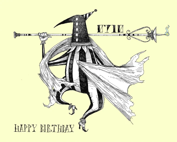 毎日誰かの誕生日!7月10日生まれの方、 お誕生日おめでとうございます! 7/10生まれの方に届くと嬉しいです!  楽しい気持ちで過ごせる1日となりますように!  #誕生日 #happybirthday #7月10日 #ボールペン画