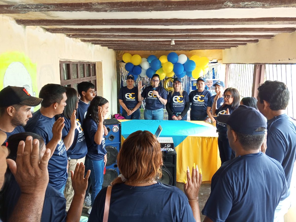 MariaGArocha's tweet photo. #Esteller La tarde de hoy juramentamos nuestra estructura municipal de Encuentro Ciudadano Esteller, conformada por un valioso equipo de ciudadanos que defenderán con TODO los votos de @EdmundoGU el 28/07.
VAMOS A GANAR! https://t.co/mVmL2Y0VoS