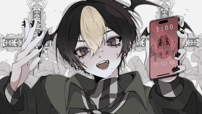 Hellooo, I'm shio and I draw pretty, spooky boys #PortfolioDay 
