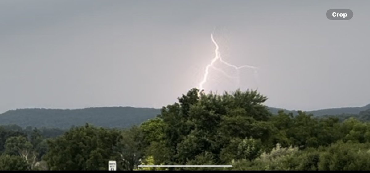 BarnardPeter6's tweet photo. Watching the thunderstorms to the north of Bloomfield feom Mt. View Cemetery. https://t.co/H5C9baaA7k