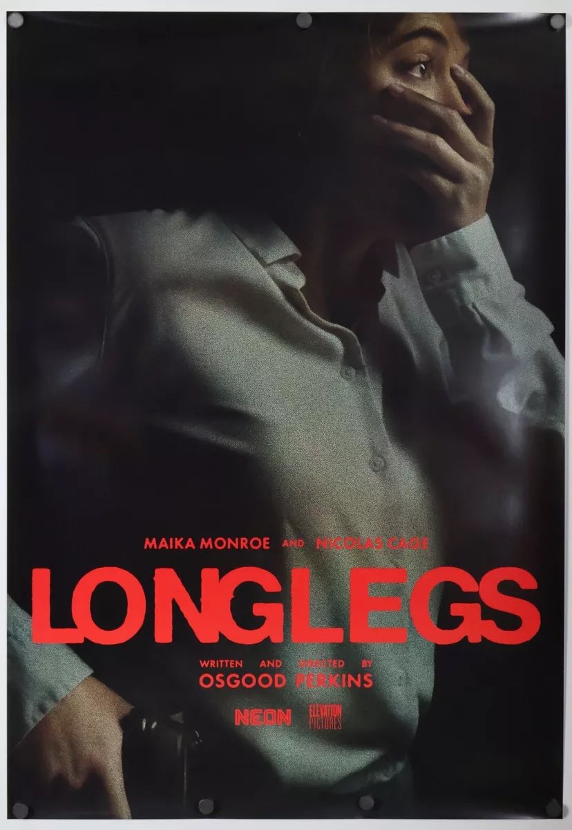 CrubTV's tweet photo. Long Legs better be good man these posters are so sick https://t.co/YdQKUna5le