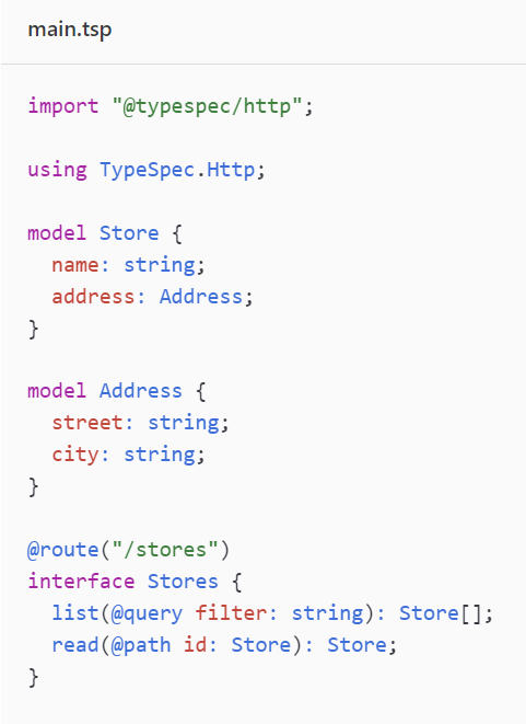 mauriciolauffer's tweet image. Microsoft's TypeSpec is a new way to define APIs. My first impressions:
- looks simpler than OpenAPI;
- feels like working with TypeScript;
- it's very similar to how SAP CAP define entities in .cds files;
typespec.io
#microsoft #typespec #openapi #api