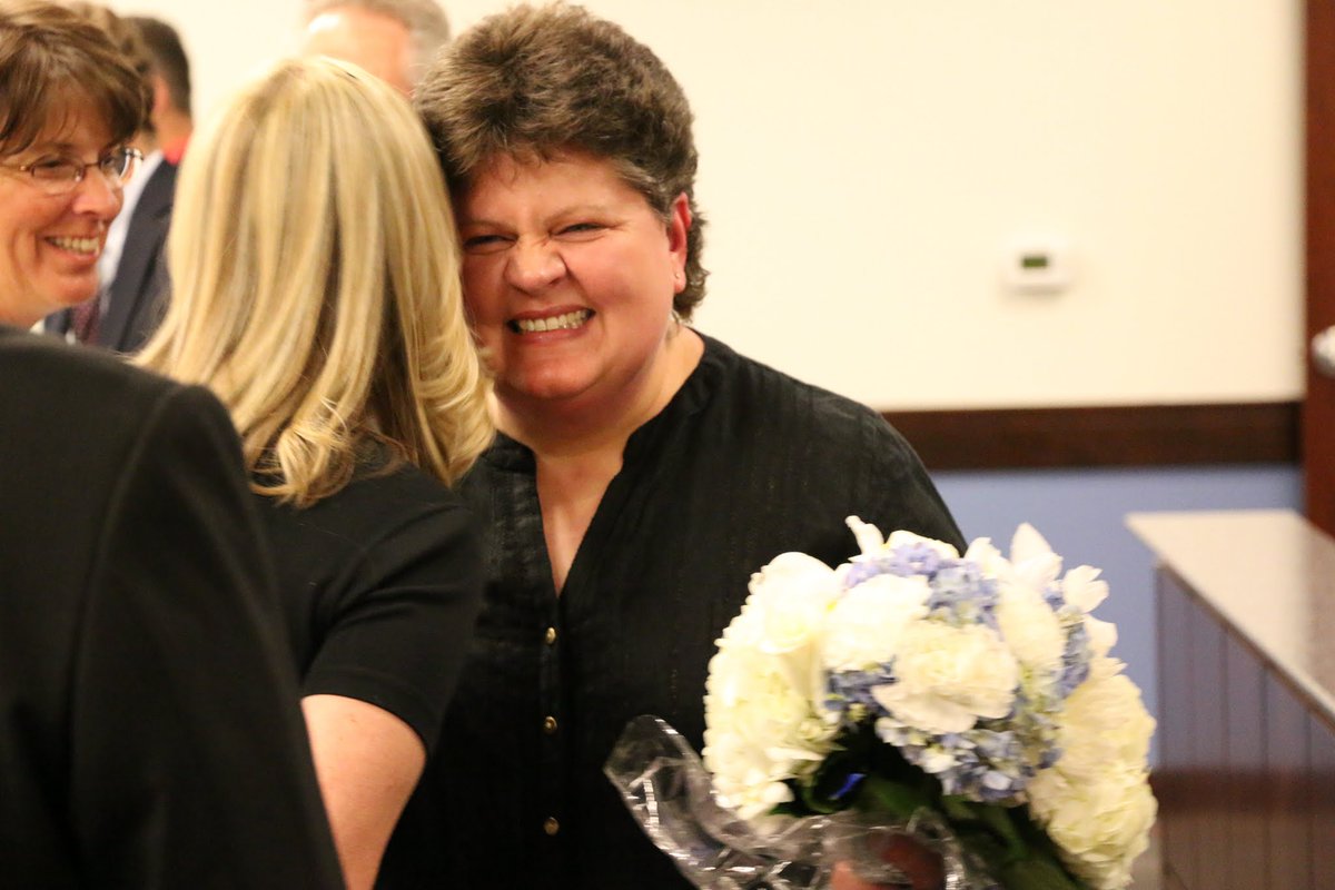 canyonsdistrict's tweet photo. Every meal Kathryn Myers has made in her 15 years of catering Canyons Board of Education events tasted as if love were the main ingredient. Her contributions to CSD and its schools don’t end there. We wish her well as she hangs up her apron to enjoy retirement. https://t.co/byKV9tPRt2