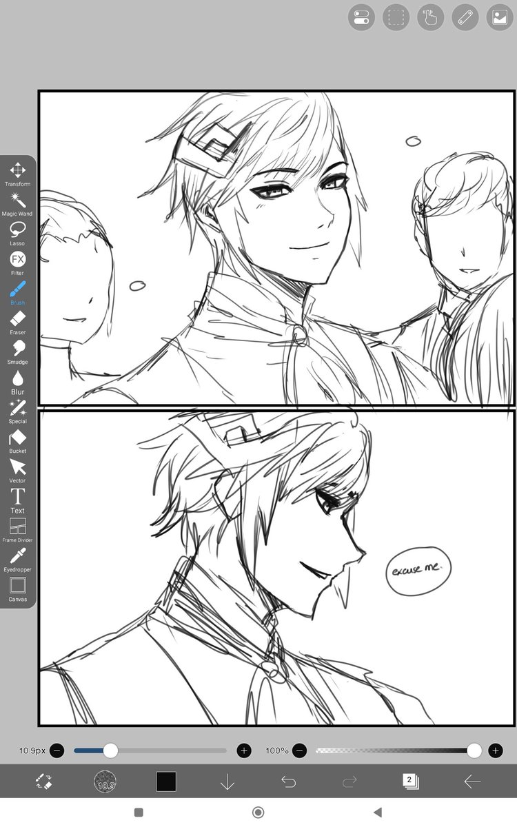 Hes been eyeing her in the party and she finally looks his way 