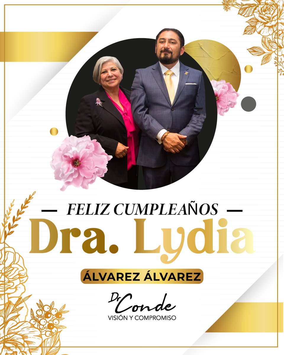 🎉 Hoy quiero felicitar a la Dra. Lydia Alvarez Alvarez mi amiga y compañera, en su cumpleaños. Como directora de la Maestría en Cirugía Estética, su dedicación y profesionalismo han sido fundamentales para el crecimiento y excelencia de nuestra institución. 
¡Feliz cumpleaños!