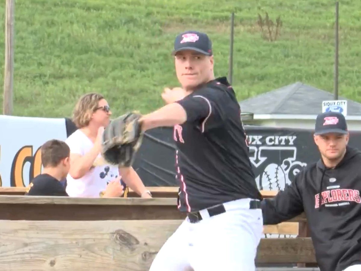 AWESOME STORY: 44 Year Old Iowa Congressman Signs Emergency Contract With The Sioux City Explorers, Throws 100 Pitches Into The 7th Inning buff.ly/3xY219S