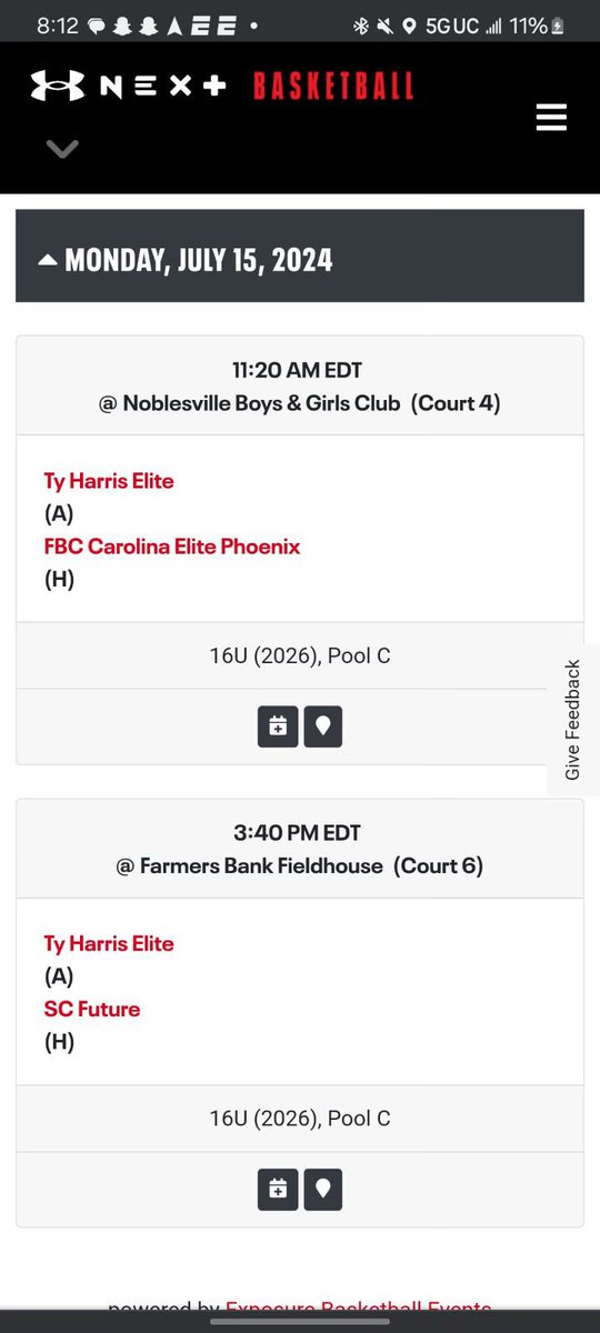 3JadeMarie's tweet photo. Schedule for this weekend!🏀
#TyHarris #TyHarrisElite #FinishYourBreakfast https://t.co/00mewCu8PA