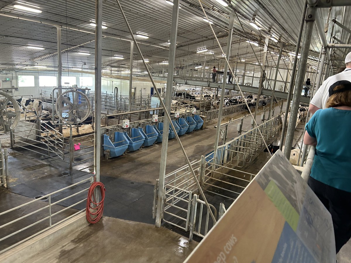 ifma2024's tweet photo. Our first day of tours for the Dairy Tour @ifma2024 was fantastic. We started with a visit to @agbiousask Rayner Dairy. https://t.co/8LczwChSQG