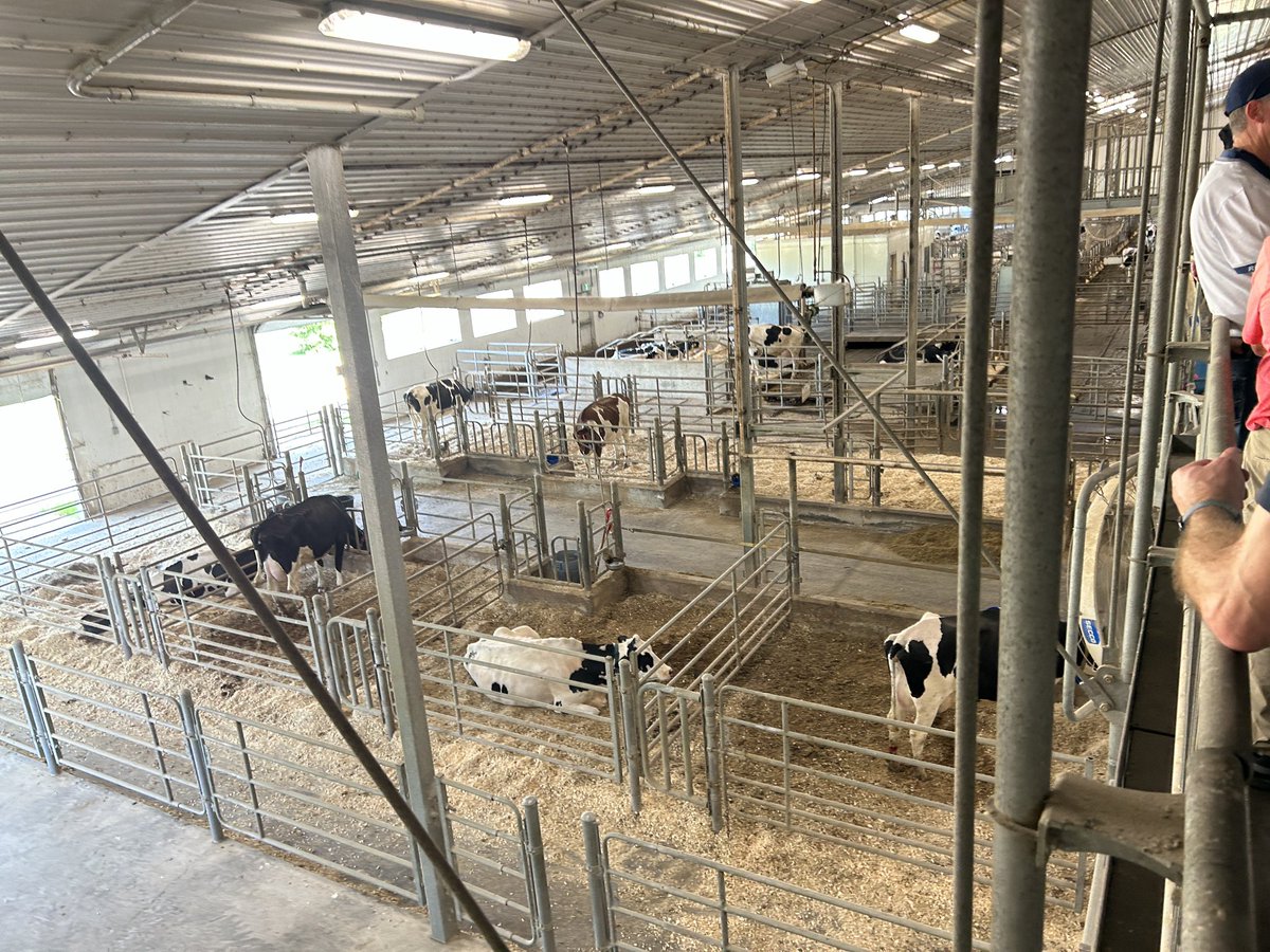 ifma2024's tweet photo. Our first day of tours for the Dairy Tour @ifma2024 was fantastic. We started with a visit to @agbiousask Rayner Dairy. https://t.co/8LczwChSQG