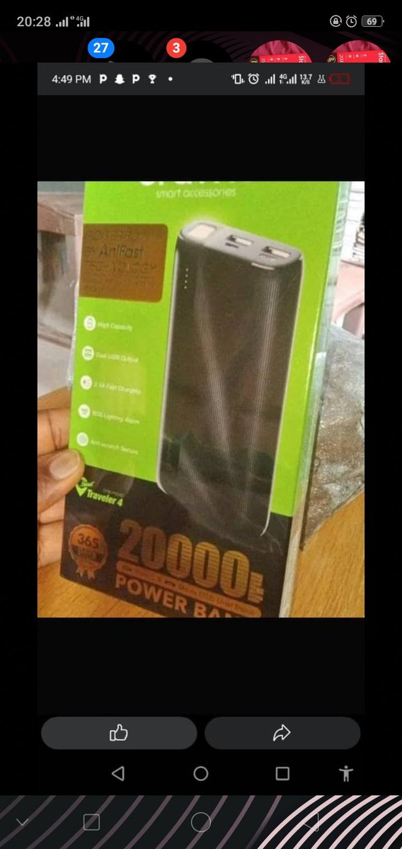 IamMrGAS's tweet photo. Kwara State, Ilorin. 07064652778
https://t.co/l6jAK2bNC8

Power Bank and Ear Pods of different types and diff. capacities are available.
1. Baseus
2. NewAge
3. Oraimo 
Delivery within Ilorin is guaranteed

Messi Shameless Funke Akindele Tinubu what a goal Alvarez https://t.co/QYOGTuZ3yC