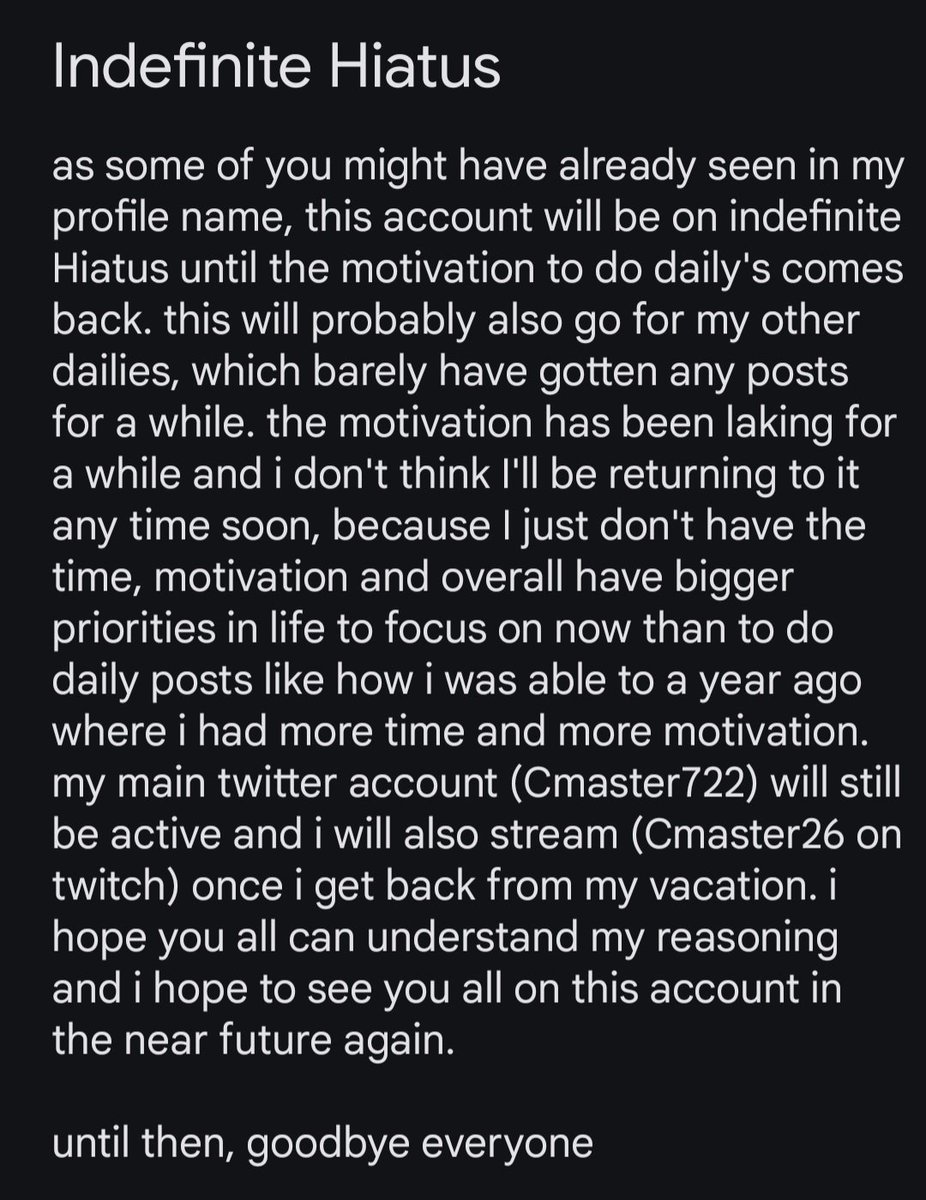 RobotOneshot's tweet photo. Day 139.

My last post for now until i get the motivation back. goodbye for now everyone. https://t.co/Lu2CUOrjNd