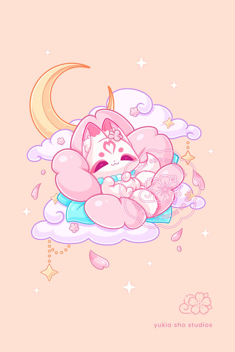 shoyukia's tweet photo. hii #portfolioday! i'm yukia, an artist from canada. i create cute artwork for streams and stationery 🌸 https://t.co/Qauunz3jUp