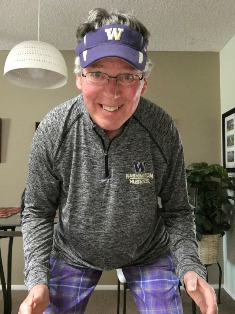GirlGolfs's tweet photo. Happy 1st #HeavenlyBirthday to my Dad! I miss him so much and think about him every single day! He always knew how to make me laugh, especially when he'd send me a selfie taunting my #GoDucks with his #WaHuskies pajamas and gear on! God, I love him! πππ https://t.co/YyntUHQWzG