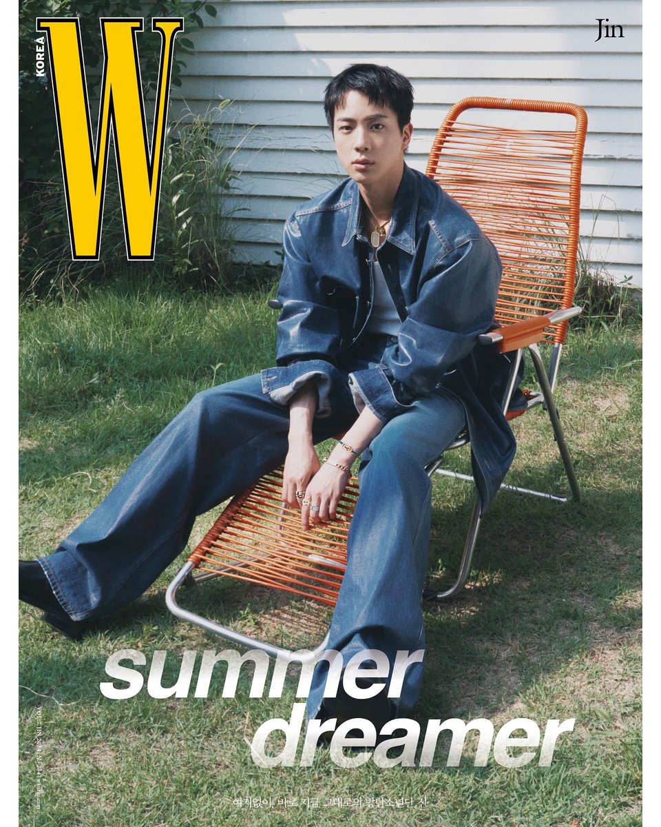 seokjinfile's tweet image. JIN FOR W KOREA MAGAZINE 
#JinxWKorea
