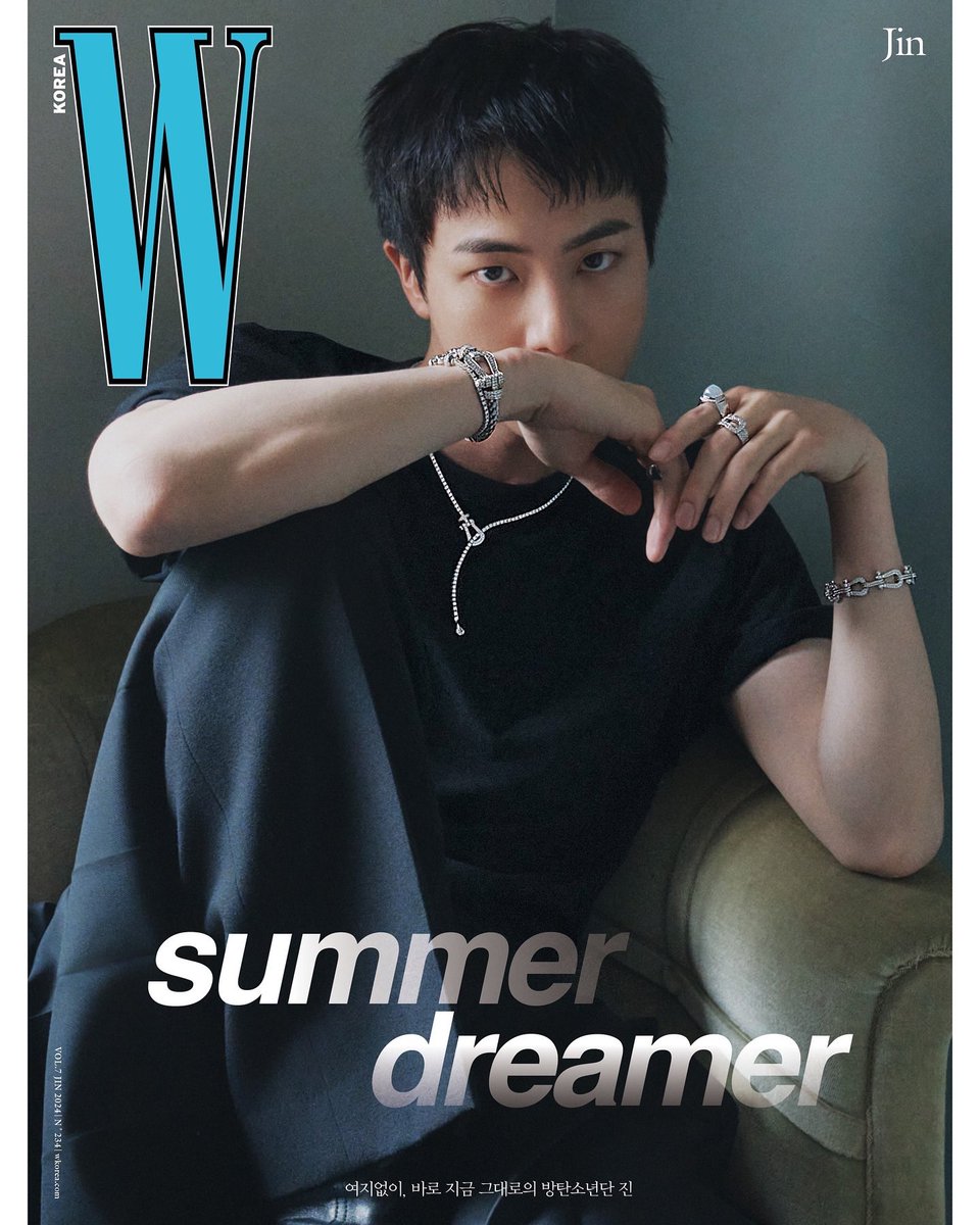 seokjinfile's tweet image. JIN FOR W KOREA MAGAZINE 
#JinxWKorea
