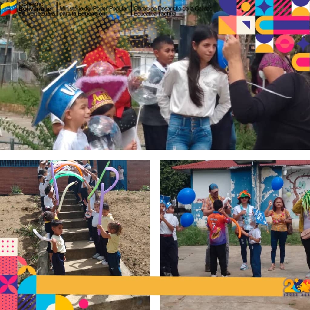 9/7/2024. CEI. Nacional Virgen del Carmen. Actividad: Último timbre. Estado Táchira Municipio Michelena.