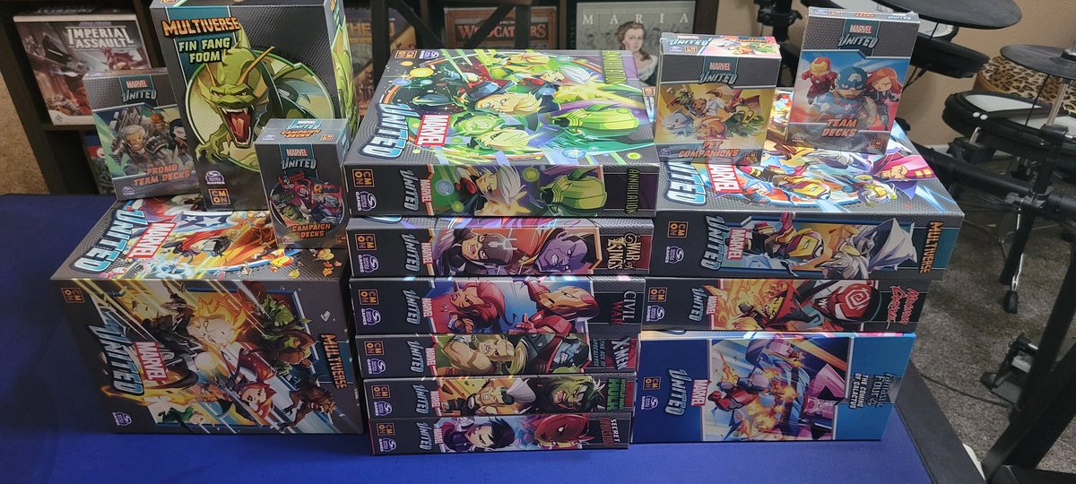 How do I store all of my #MarvelUnited? Any ideas <a href="/CMONGames/">CMON</a>?