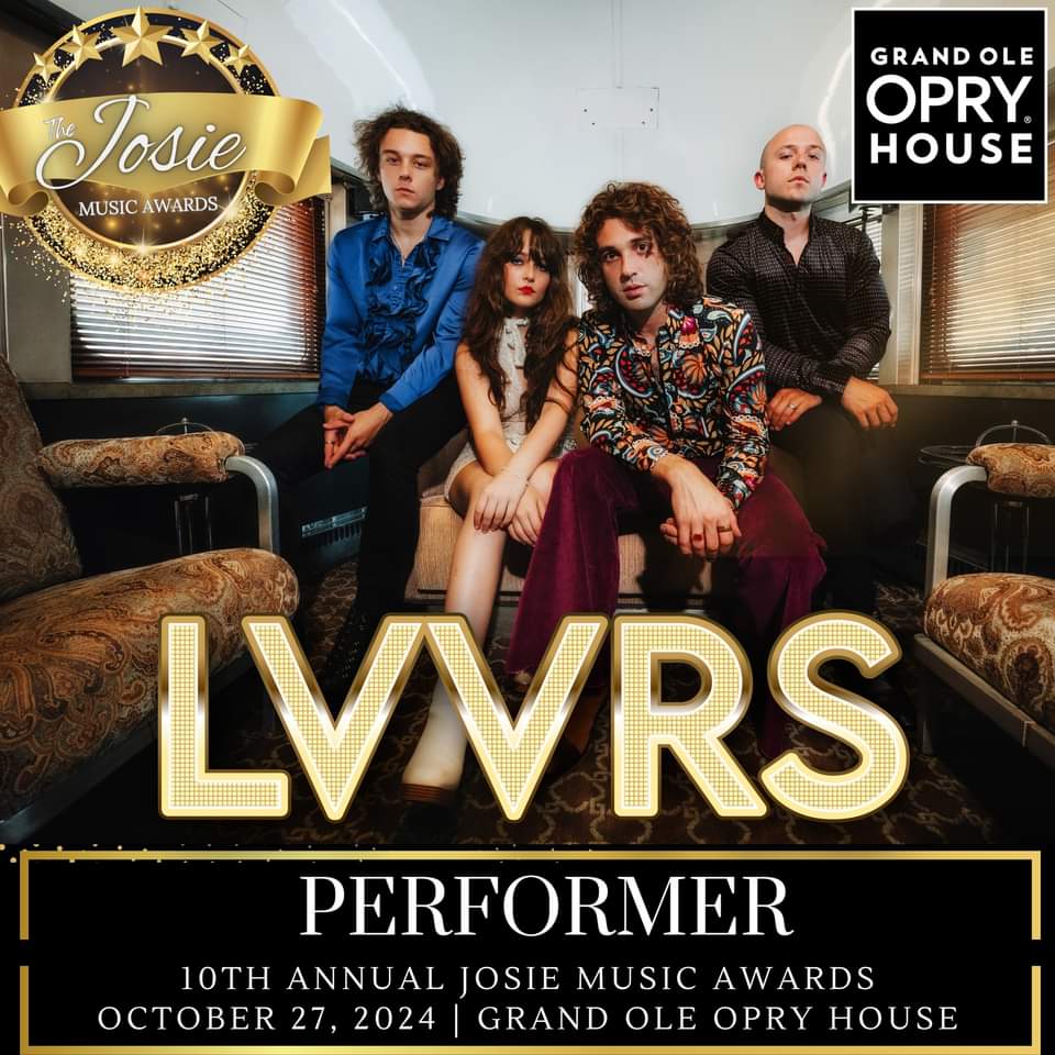 ANNOUNCEMENT: We are proud to announce another performer for the 10th Annual Josie Music Awards, <a href="/LVVRSband/">LVVRS</a>! We can't wait to see LVVRS rock the stage at the Grand Ole Opry House on October 27th! opry.com/show/2024-10-2…