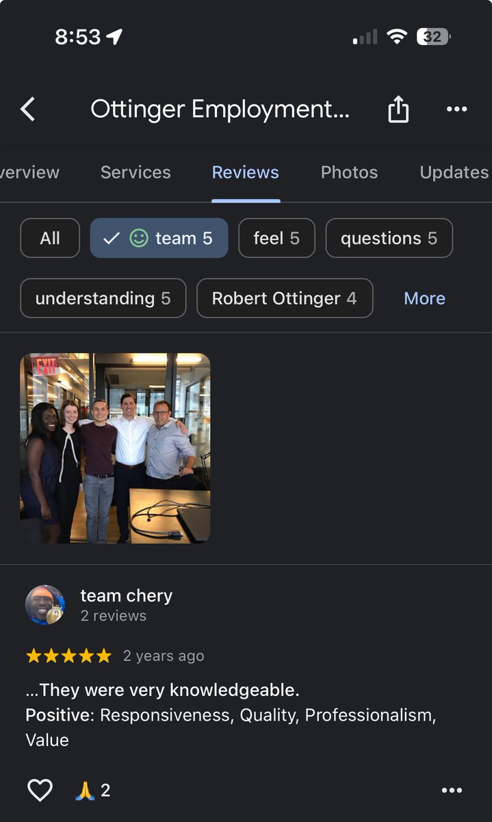 Probably not new but it’s the first I have seen Places topic review snippet content layered over semantically related photos. 

A good reason to have team, interior, employee, product and service photos in your GBP profile. 

Example with a team photo

 /1