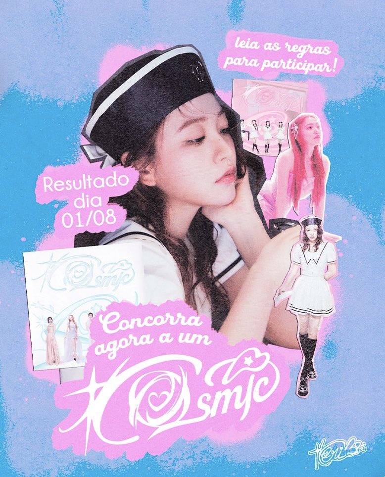 KimYeriBrasil's tweet photo. — Quer ganhar um cosmic? ⚓️🧚🏻‍♀️

Em comemoração aos 1.000 seguidores da Yeri Brasil, estamos sorteando um Cosmic na versão Poster( O vencedor irá escolher a versão!). Siga as regras e concorra. 

— Seguir @KimYeriBrasil 
— RT + FAV no post do sorteio
— Marcar UM amigo nos comentários
— Resultado dia 01/08 às 20:00

Boa sorte :)