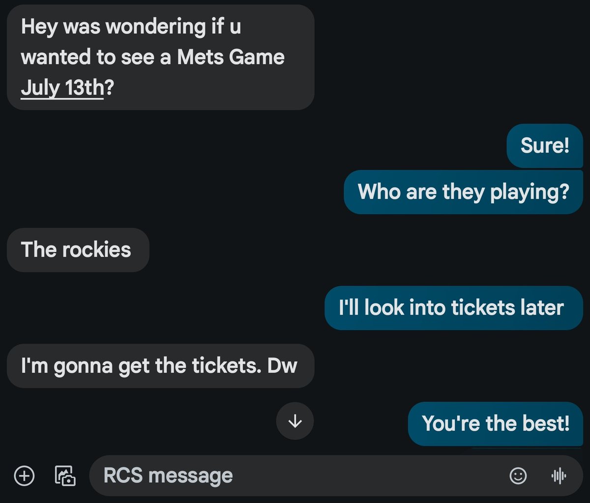 mytimeisnoww's tweet image. So my son decided to treat his dad to a Mets game. Figured I'd share this with @notgaetti and the #NotGaettiNation because I know they love baseball like we do! It's the first game he's taking me to so it's gonna be special ⚾️
