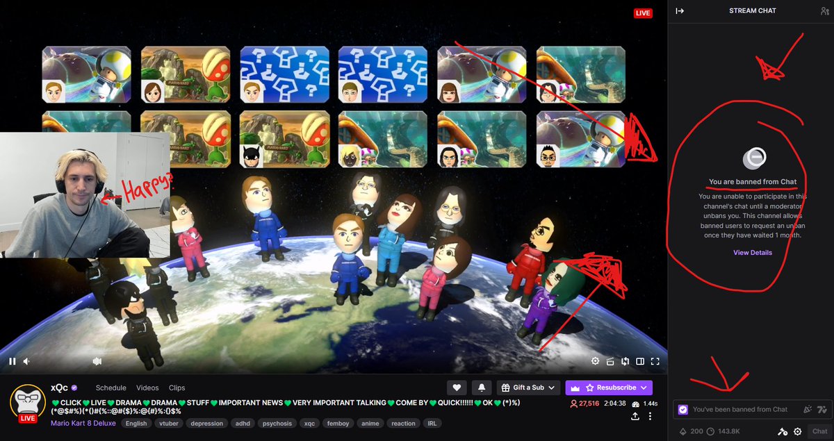 StableRonaldo's tweet image. Hey @xQc, I Think you may have made a complete mistake by accident....

it seems to be that you banned me from your twitch channel recently.

just wondering if possibly I could get a UNBAN please, Avid watcher of you 🙂

Love, Stable 🫰