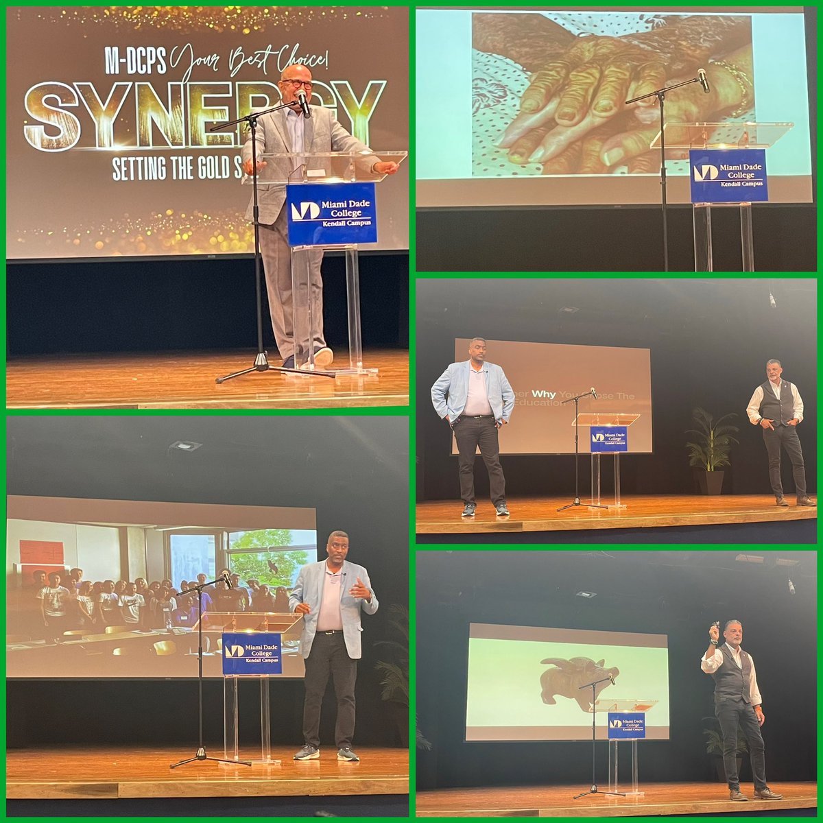 BHEHornets's tweet photo. The first two days of #Synergy2024 are in the books! It has been a time of robust, dynamic professional development for instructional leaders. We can’t wait to see what the rest of the week will bring. #MDCPSYourBestChoice, #SynergyXI, #SettingTheGoldStandard 🐝💚💛 https://t.co/OQ4oHvDgxn
