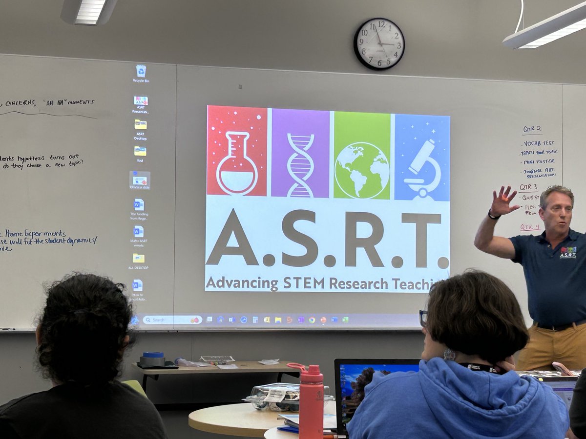 tomwilliams777's tweet photo. Thx Michael Blueglass @STEMResConsult #ASRTprogram for leading our NC HS STEM teachers in gaining skills and tools to guide student led research. @NCScienceFair @NCSSMxLearn @Go_JSHS @smtcenter @ncstem @Society4Science https://t.co/Ivzh31psHO