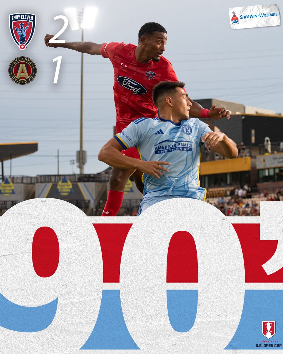 Keep making history🔥

Quarterfinals ➡️ Semifinals

#ATLvIND | #USOC2024
<a href="/SherwinWilliams/">Sherwin-Williams</a>