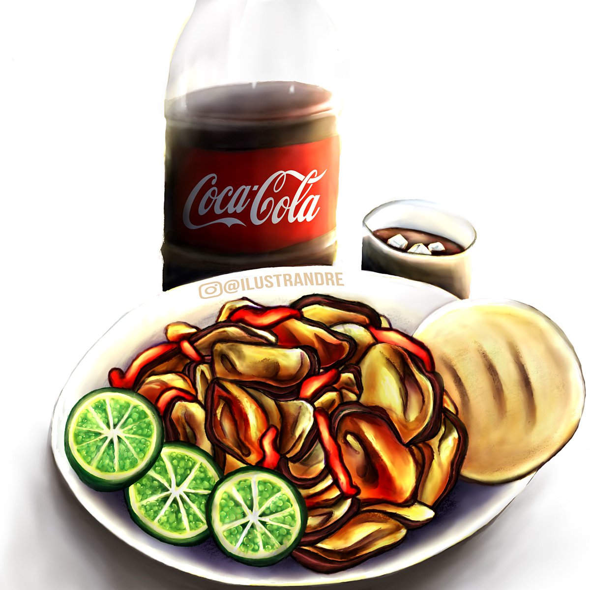 ilustrandre's tweet photo. Oriental delight🍽️🌊 #Mejillones #food #illustration #art #Venezuela https://t.co/sbRCvgkosq